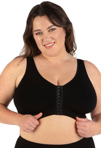 Padded Front Close Bra - Wirefree Support