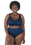 Minimiser Wire Free Bra | Pacific Blue