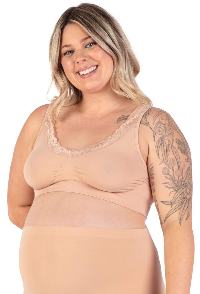 Pregnancy Cotton Rich Pull On Sleep Bra