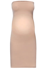 Maternity Strapless Knee Length Slip Dress