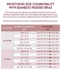 Bamboo Padded Wire Free Bra & Prosthesis Set