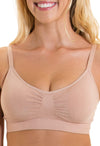 Nude Bamboo Bra + High Cut Set With FREE Nipple Covers