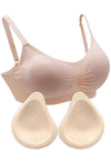 Bamboo Padded Wire Free Bra & Prosthesis Set