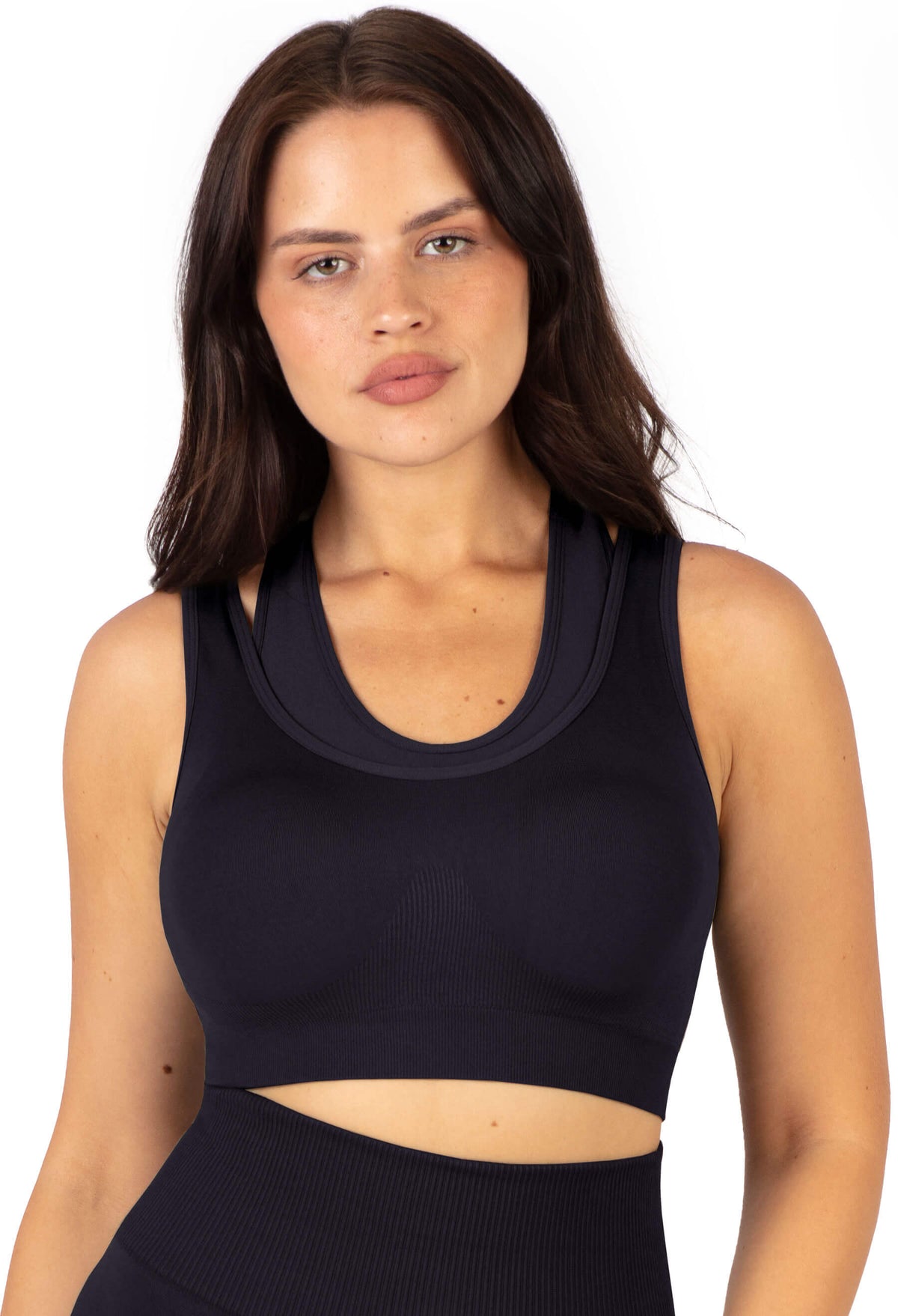 Double Racer Seamless Padded Sports Bra - 3 Pack | B Free Australia