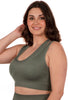 Sports Set - Triple-layer Support Racer Bra & Seamless High Waist Full Length Leggings