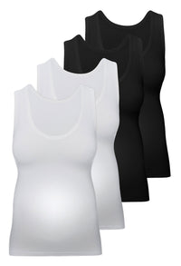 Maternity Bamboo Tank Top - 4 Pack