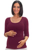 Maternity Bamboo 3/4 Sleeve Top