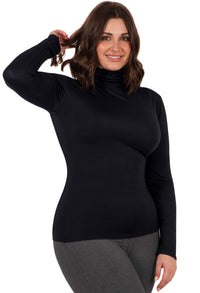 Super Soft Modal Turtleneck Thermal Top