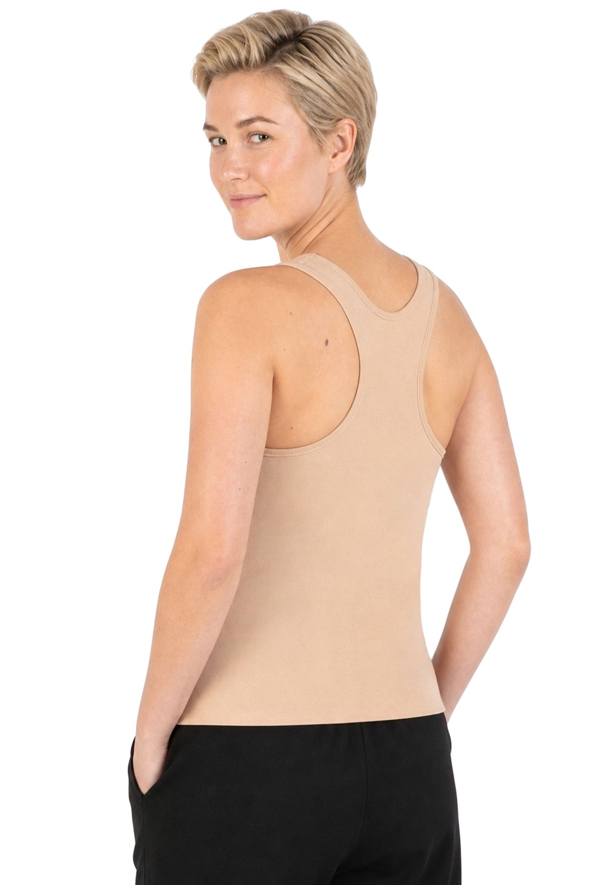 Cotton Comfort Chest Binder Racerback Top | Compression Tops | B Free ...