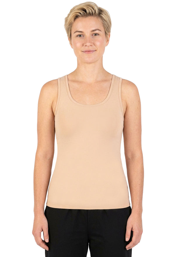 Cotton Chest Binder Racerback Top