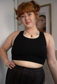 Cotton Chest Binder Crop Tank