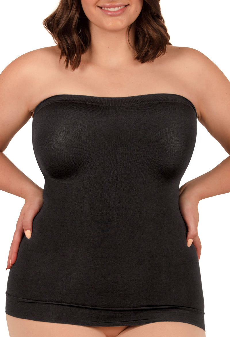 Minimising Strapless Tube Top - 2 PACK