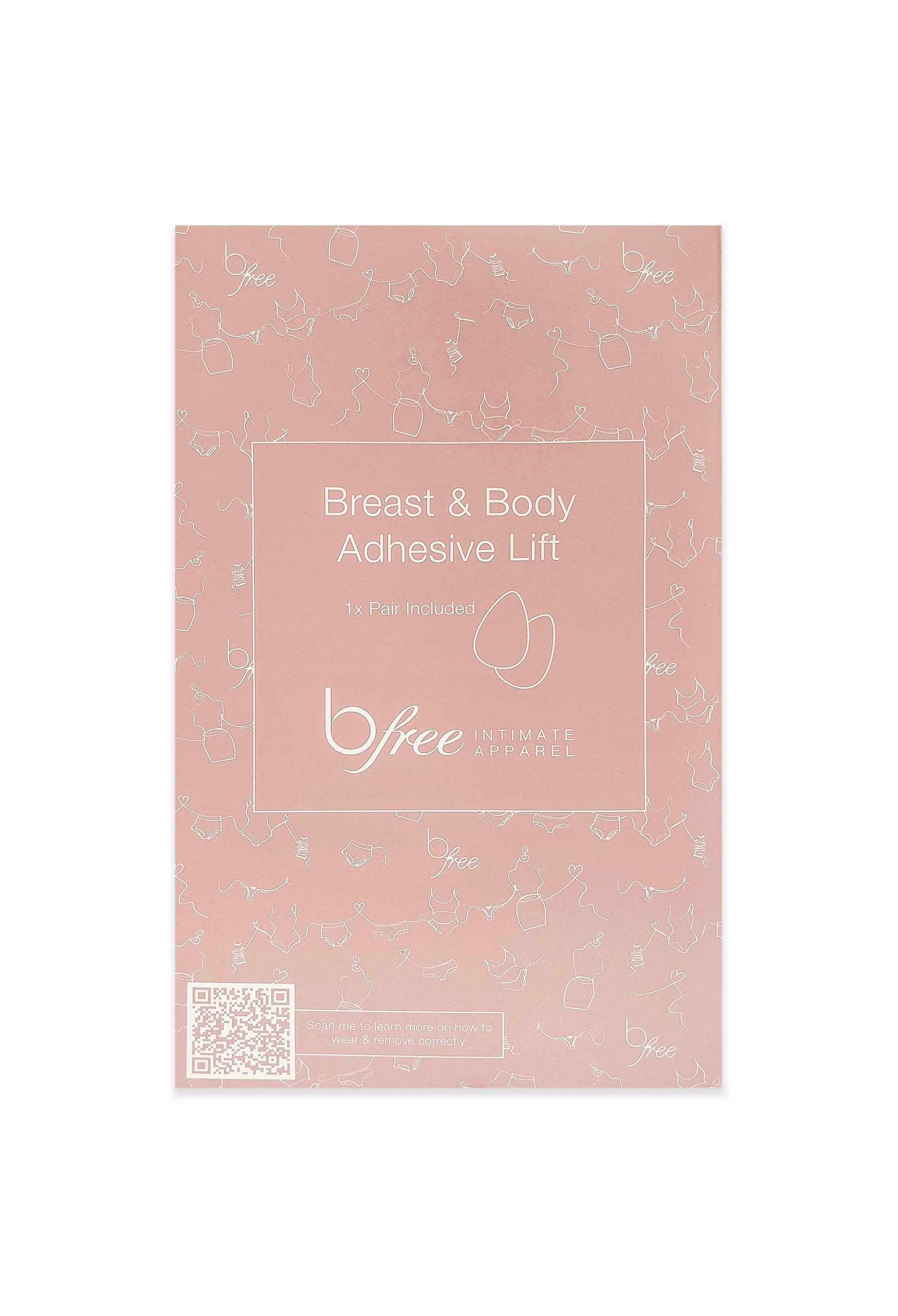 Adhesive Breast and Body Adhesive Lift & Nipple Covers Set