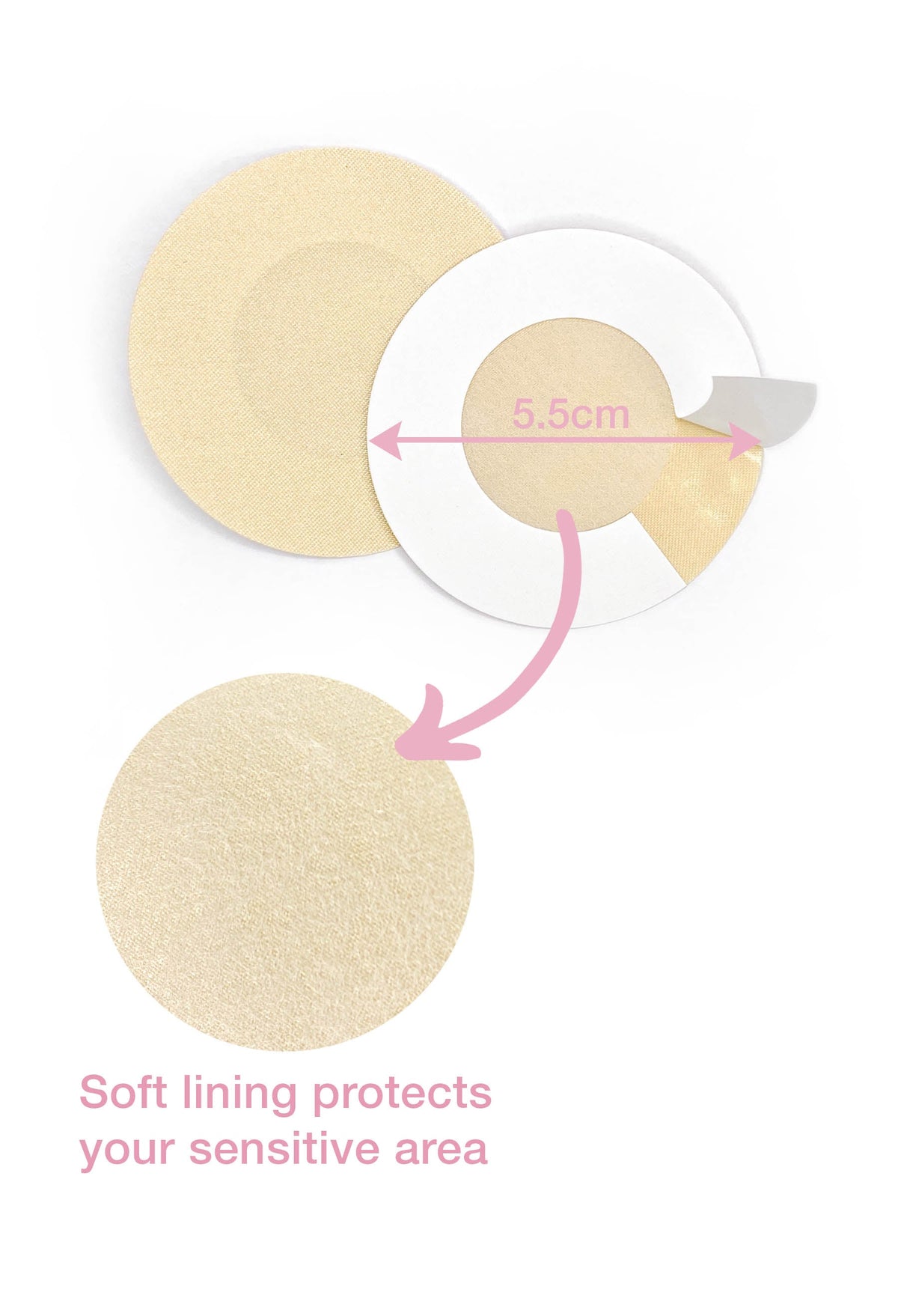 Disposable Satin Nipple Covers - 10 Pairs