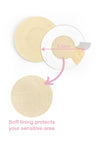 Disposable Satin Nipple Covers - 10 Pairs