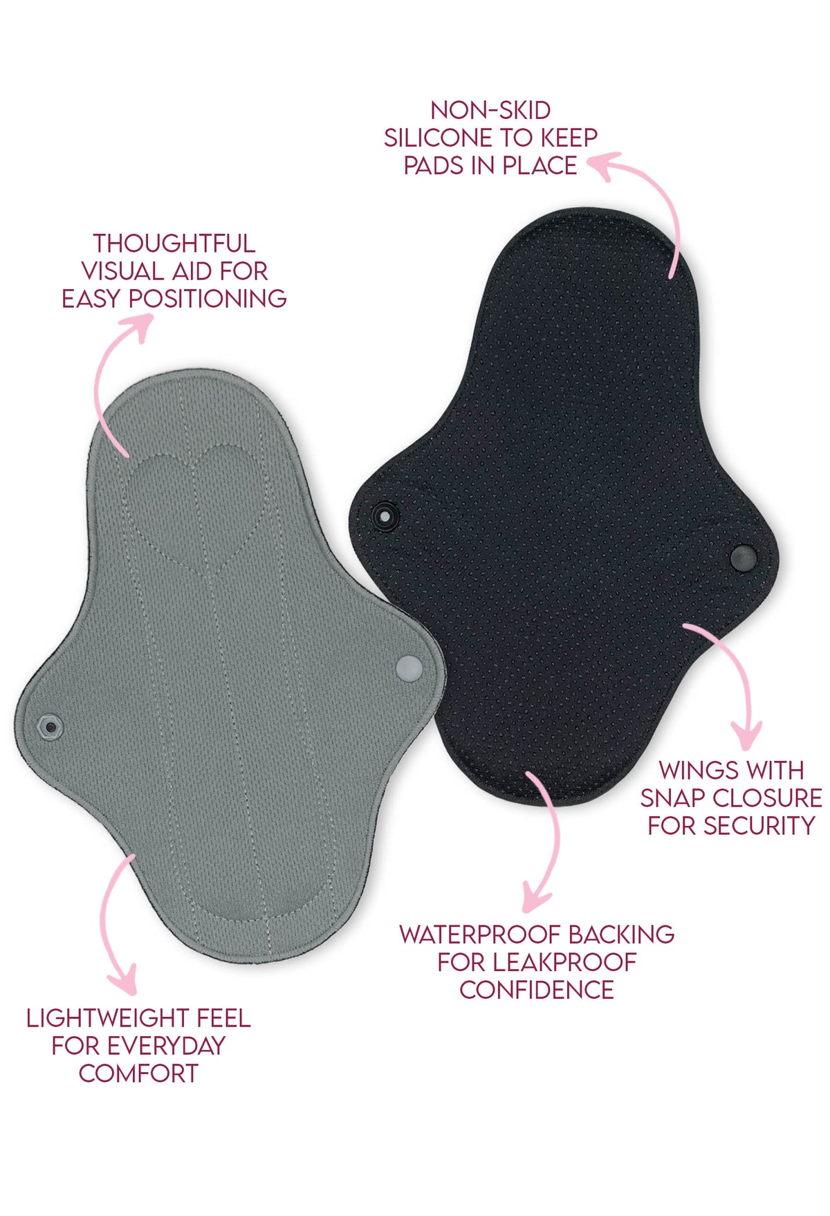 Ultra Thin Stay-Dry Reusable Panty Liners - 10 Pack | B Free AU – B ...