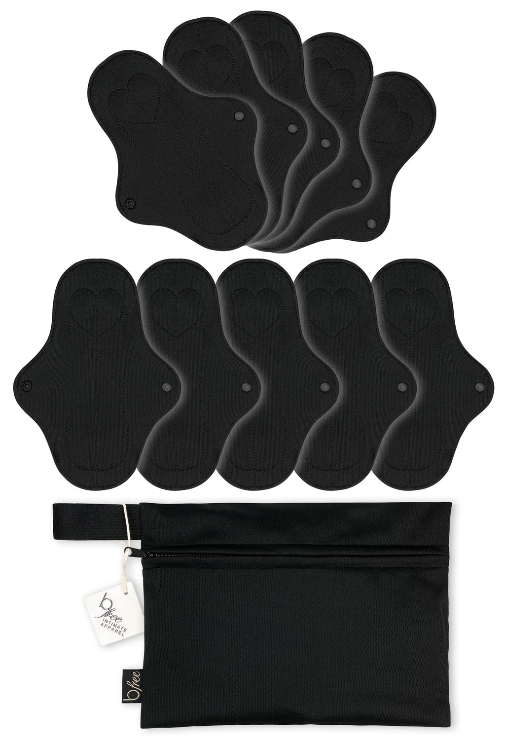 Ultra Thin Stay-Dry Reusable Panty Liners - 10 Pack | B Free AU – B ...