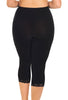Anti Chafing High Rise 3/4 Cotton Leggings - 3 Pack