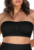 Strapless Support Bandeau with Rib Band