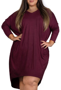 Bamboo Long Sleeve Tunic Dress