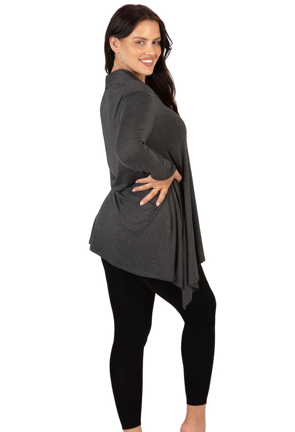 Bamboo V Neck Tunic Top - 2 Pack