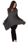 Bamboo V Neck Tunic Top - 2 Pack