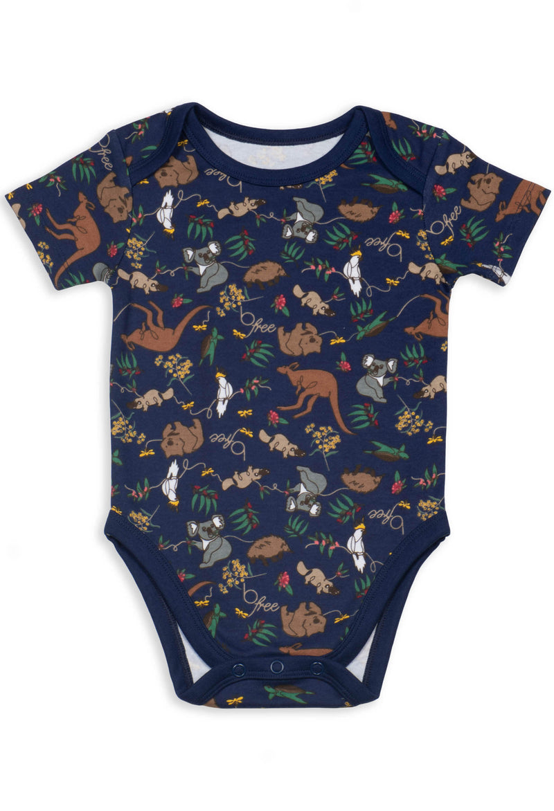 100% Organic Cotton Short Sleeve Baby Bodysuit | 2 Pack | SAVE $10