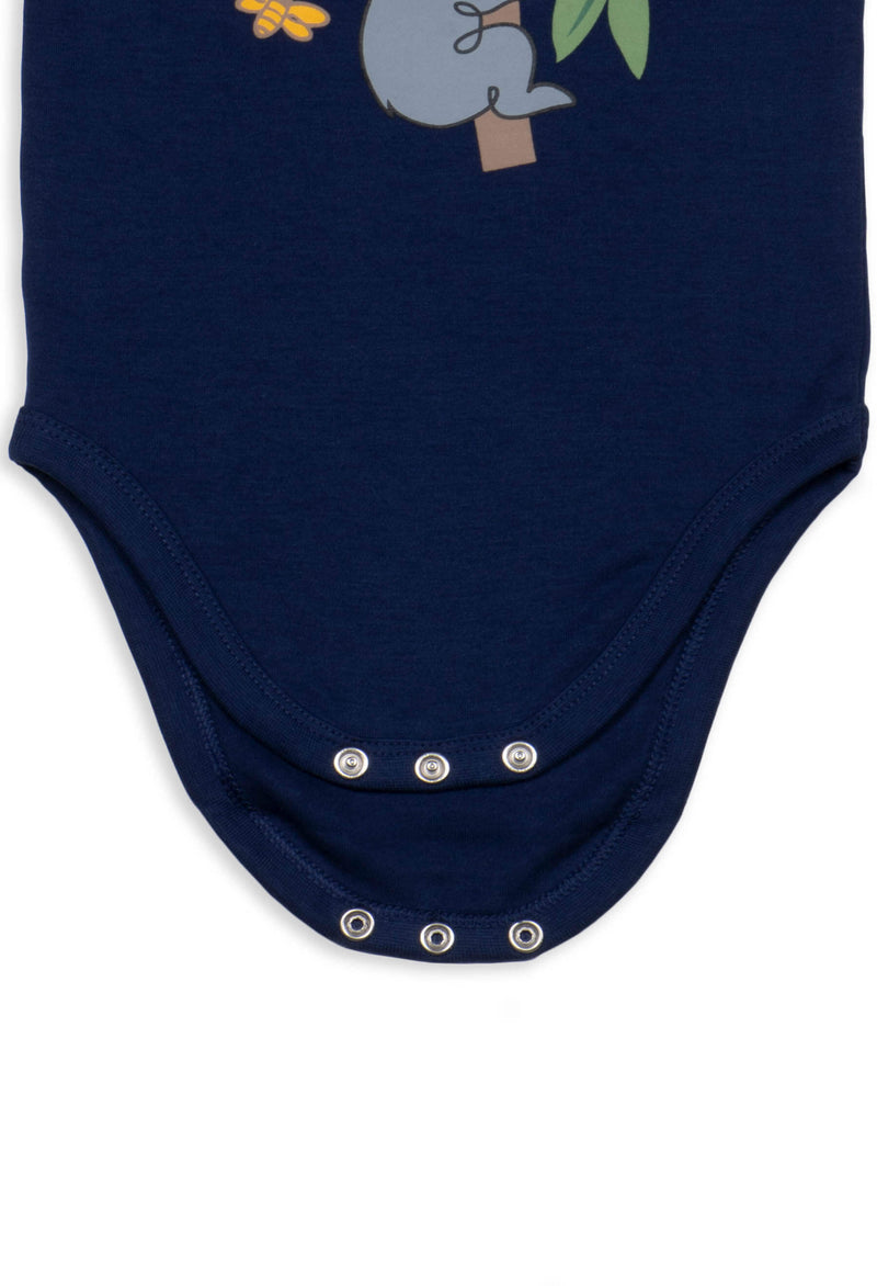 100% Organic Cotton Short Sleeve Baby Bodysuit - 4 Pack