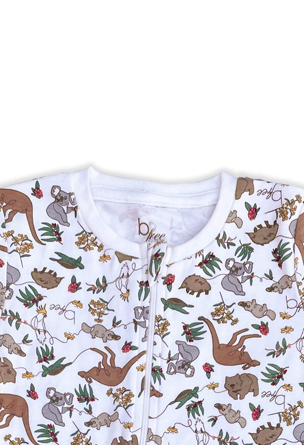 100% Organic Cotton 2-Way Zip Babysuit | 2 Pack | SAVE $20