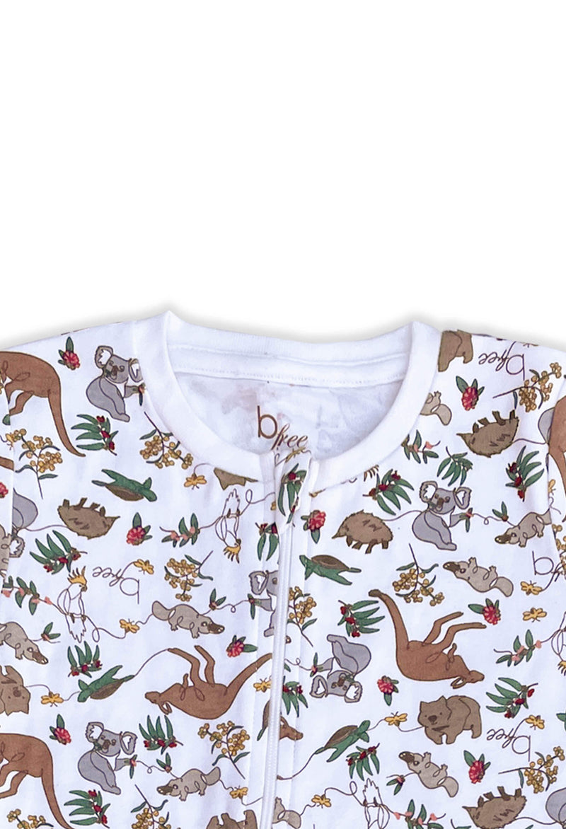 100% Organic Cotton 2-Way Zip Babysuit | 2 Pack | SAVE $20