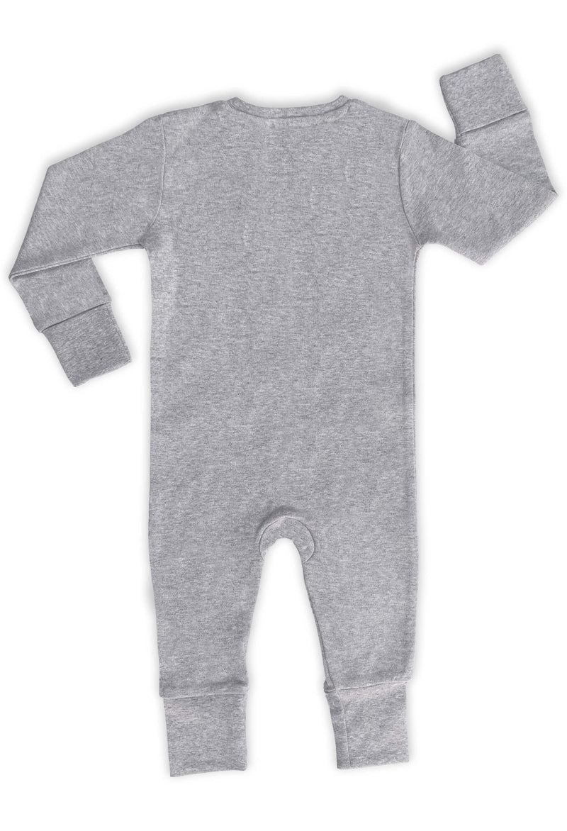 100% Organic Cotton 2-Way Zip Babysuit | 2 Pack | SAVE $20