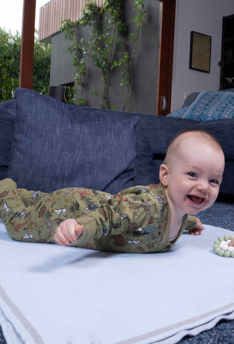 100% Organic Cotton 2-Way Zip Babysuit | 2 Pack | SAVE $20