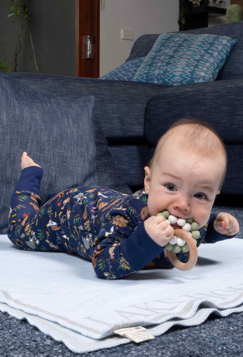 100% Organic Cotton 2-Way Zip Babysuit | 2 Pack | SAVE $20