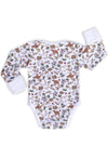 Long Sleeve Baby Bodysuit - 100% Organic Cotton