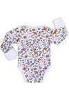 100% Organic Cotton | Long Sleeve Baby Bodysuit