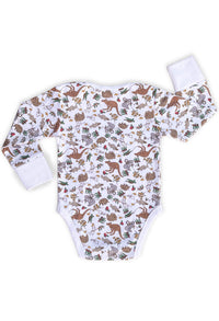 100% Organic Cotton | Long Sleeve Baby Bodysuit