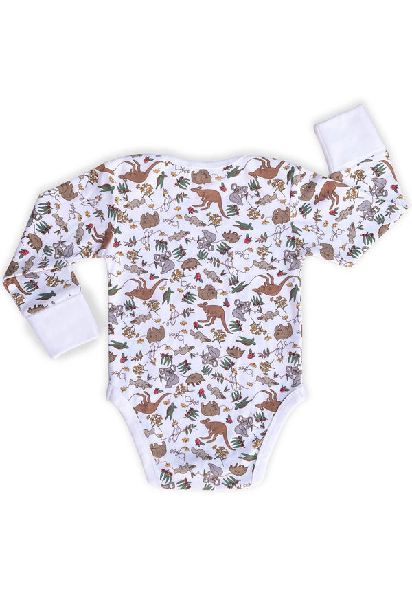 100% Organic Cotton | Long Sleeve Baby Bodysuit
