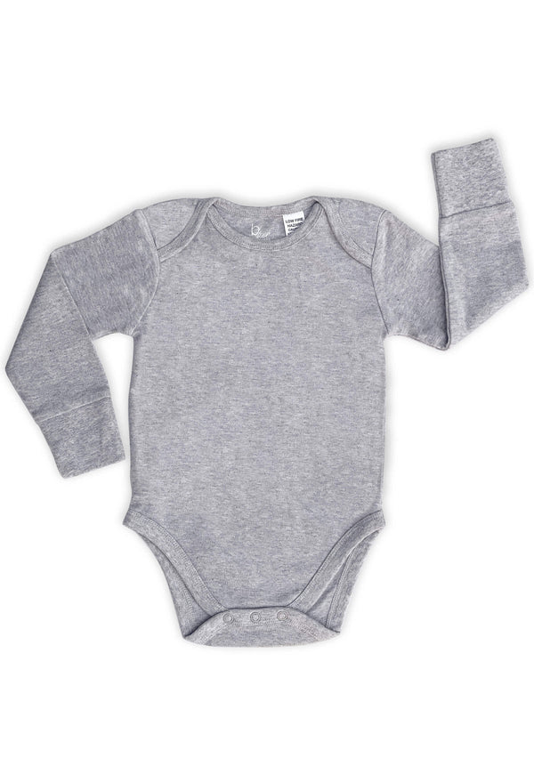 100% Organic Cotton | Long Sleeve Baby Bodysuit