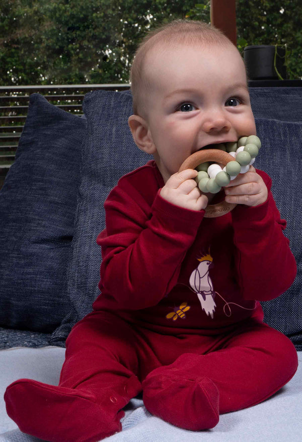 Cushion Padded Strap Nursing Bra & 100% Organic Cotton Babysuit | 2 Pack | SAVE $10