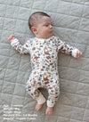 100% Organic Cotton 2-Way Zip Babysuit