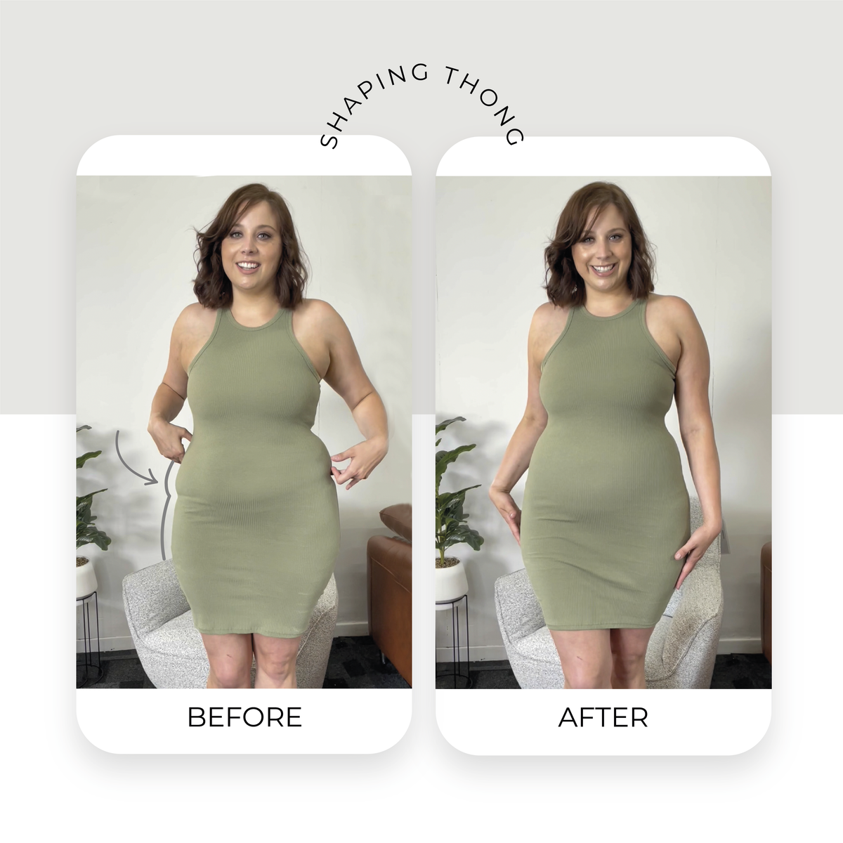 Shaping Magnets String Low Back Shaping G String | Shapewear | B Free Australia