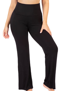 Bamboo Long Sleeve Top and Flare Pants Pyjama Set