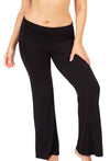 Bamboo Long Sleeve Top and Flare Pants Pyjama Set