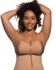 Nude cleavage enhancing bra