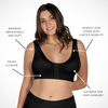 Padded Front Opening Bra - Wireless Comfort