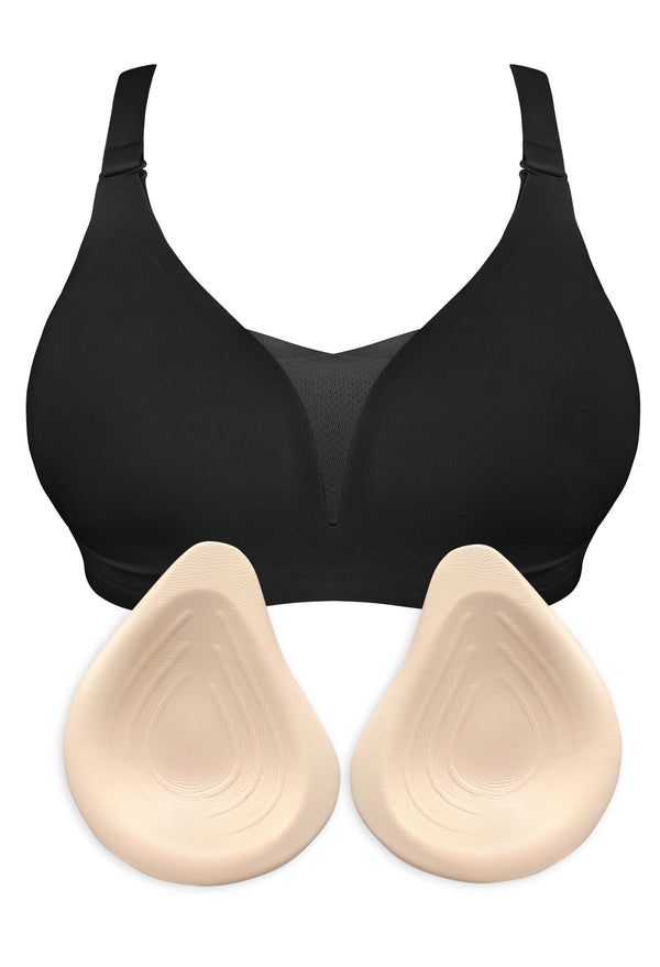 Invisible Mesh Comfort Padded Bra & Prosthesis Set