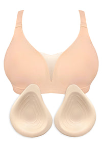 Invisible Mesh Comfort Padded Bra & Prosthesis Set