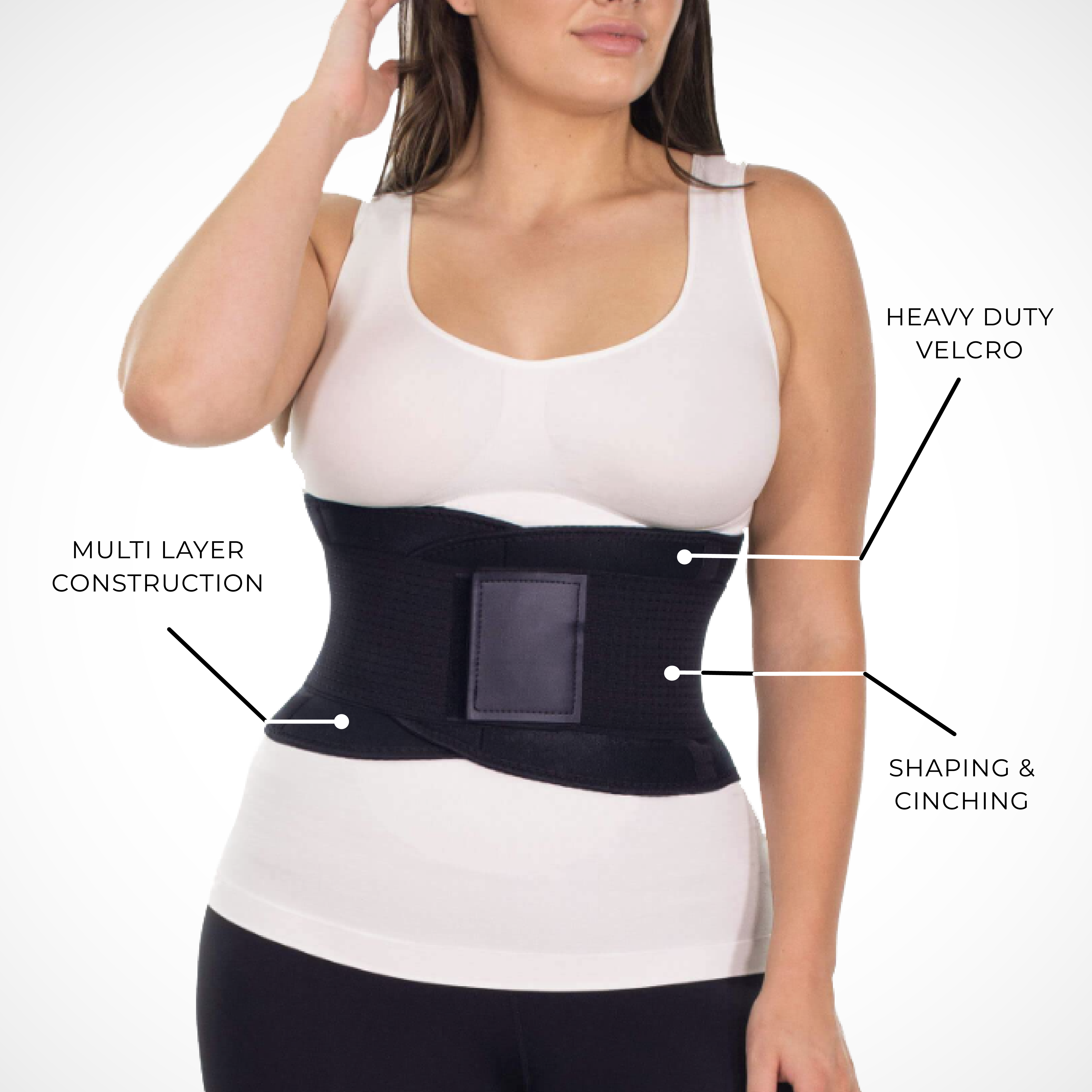 Waist Trimmer Sweat Belt, Gym Essentials