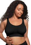 Double Lined Wire Free High Back Crop Bra