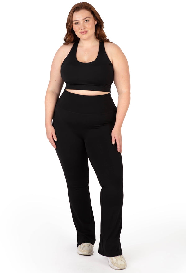 Push Up Sports Bra - Longline With Mesh Racer Back - 2 Pack